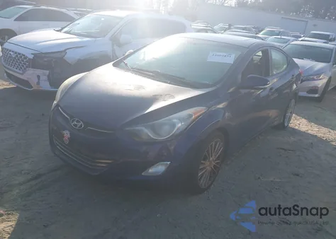 2011 Hyundai Elantra Limited z USA, uszkodzony, nr VIN 5NPDH4AE7BH010770